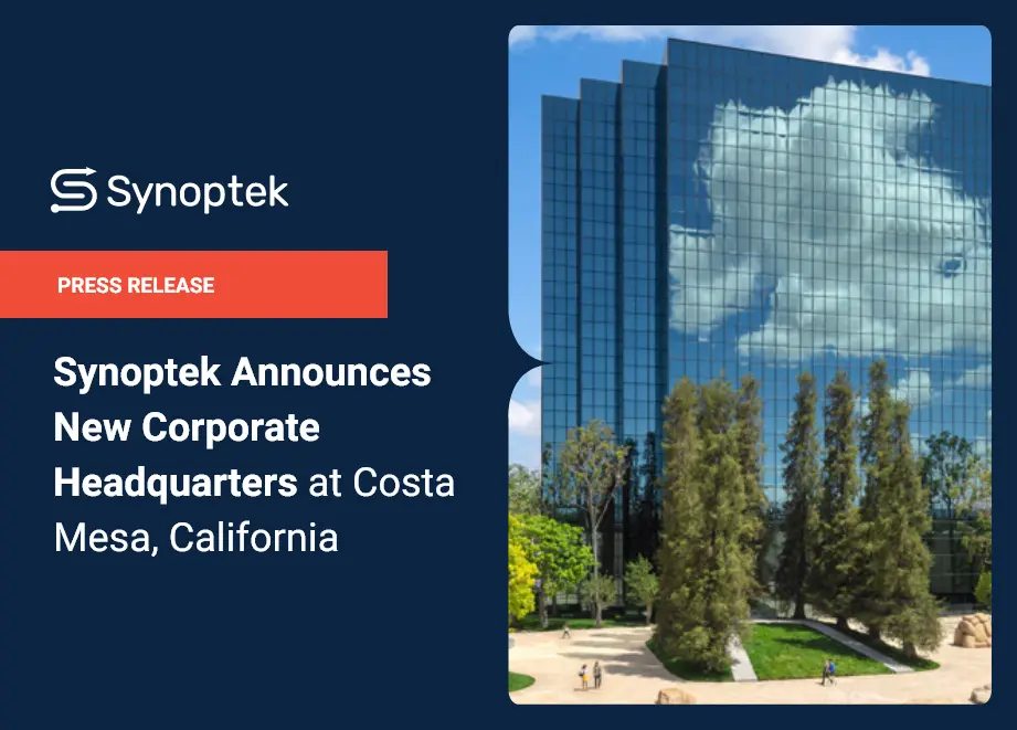 Synoptek Announces New Corporate Headquarters in Costa Mesa, California